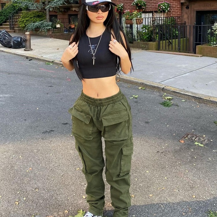 Venta al por mayor pantalon con muchos bolsillos para mujer-Compre online  los mejores pantalon con muchos bolsillos para mujer lotes de China pantalon  con muchos bolsillos para mujer a mayoristas | Alibaba.com