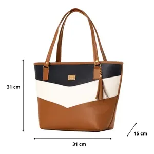 Fana Carola Sac fourre-tout pour femme Premium Camel M3840 - Product Image 3