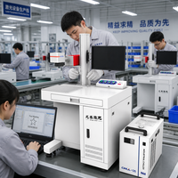 Machine de marquage au laser à fibre pour l'industrie électronique, pour le marquage des composants semi-conducteurs et des puces IC