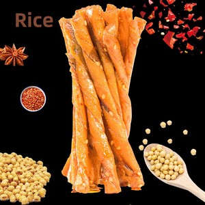 Острые глютеновые полоски Латиао со вкусом жареных закусок, 28 г, пакет, ностальгическая закуска для поколения 90-х, оптом, OEM - Product Image 4