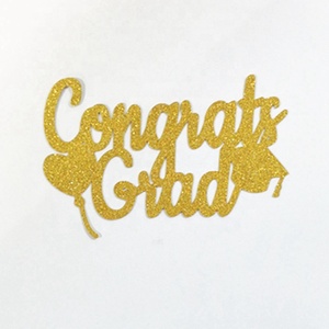 ของตกแต่งงานรับปริญญา ป้ายอวยพรแบบกระดาษสำหรับตกแต่งเค้กสำหรับงานปาร์ตี้ - Product Image 3