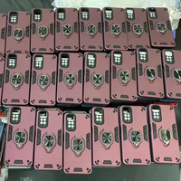 Casing ponsel bahan TPU + polikarbonat, casing pelindung ponsel polikarbonat dengan antiguncangan untuk iphone 15 Pro Max Funda Protectora untuk iphone 15 Pro Max 2025