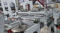 Machine de fabrication de sacs de courrier multifonctionnelle à deux lignes avec scellage latéral et découpe à chaud pour OPP, BOPP, PE