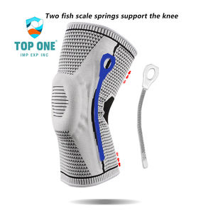 Top One Sangle réglable de haute qualité Sport Compression Genouillère Soulagement de la douleur Flexible Genou Manches Protection Coudières Genouillères - Product Image 4