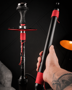 Cachimba Premium de Acero Inoxidable AISI 304 de 66 cm con una Sola Manguera y Vástago Desmontable, Set en Caja de Regalo para Bares y Salones, Venta al por Mayor - Product Image 2