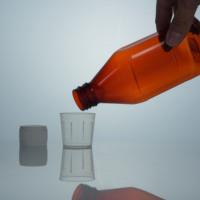 Vente d'usine, bouteille d'huile de sirop de liquide de médecine pour animaux de compagnie ambre de 100ml 120ml 150ml 200ml avec couverture d'assurance