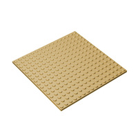 100g/3 pièces 91405 plaque en plastique 16*16 blocs de construction petites particules Double face pièces de plaque de base
