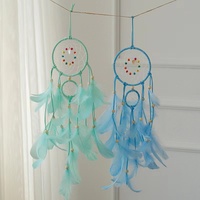 Gantungan dekorasi klasik Dreamcatcher rajutan tangan renda gaya Bohemian baru sepenuhnya buatan tangan