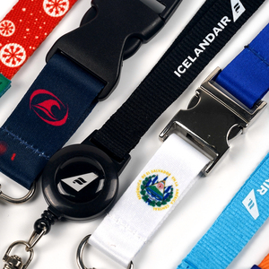 Muestra Gratuita de Cordón para el Cuello de Poliéster con Logotipo Personalizado, Sublimación Jacquard y Serigrafía, con Gancho - Product Image 4