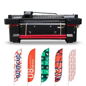 2m 4/6-ヘッドラグジュアリーフラッグバナープリンターデジタルカラー印刷のフルインテリジェントHD印刷統合ソリューション