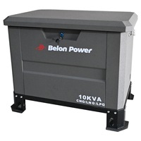 Générateur bi-carburant 5-25KW GPL/GNL super silencieux avec boîtier résistant aux intempéries, autonomie prolongée, vente en gros