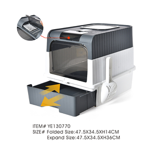 Katlanabilir PP Evcil Hayvan Tuvaleti Taşınabilir Katlanabilir Kedi Tuvaleti Ev ve Seyahat İçin - Product Image 1