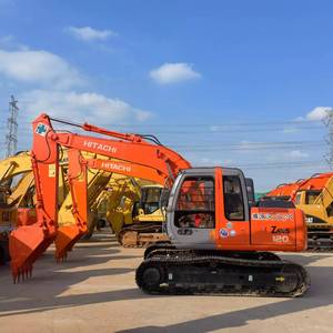 Excavatrice sur chenilles HITACHI ZX120 HIOS d'occasion, système hydraulique 12 tonnes, Zaxis 120 12T, pour travaux de terrassement urbains, tranchées de pipelines - Product Image 6