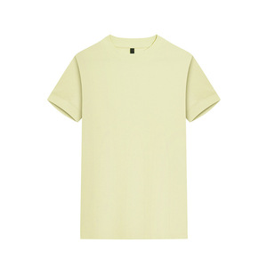 Custom T-Shirt Cotton Solid Color Short Sleeve Leisure Wear Promotional Shirt - Product Image 2