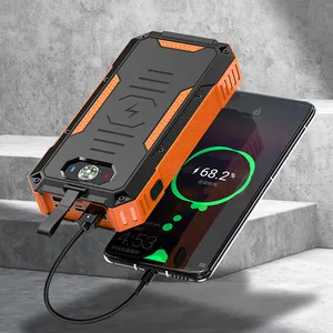 Chine Fabricant 30000Mah Chargeur solaire Power Bank Outdoor Emergency Camping Power Bank pour téléphone portable