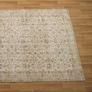 Grand tapis oriental traditionnel vintage bohème, couleur pastel, tapis d'événement pour chambre à coucher, porte ou usage domestique, pour la prière et la décoration élégante - Product Image 2