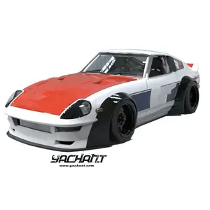 1979-1983 Datsun 280ZX S130 Body Kit Fiber Glass PD RB Style Front Rear Bumper Lip Splitter Side Skirts Fender Spoiler Wing