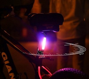 Đèn Đạp Xe Siêu Sáng Đèn Đuôi Xe Đạp Sạc Được USB 7 Chế Độ Đèn Đỏ/Xanh Dương/Trắng, Đèn LED Sau Cường Độ Cao - Product Image 6