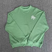 Sweat-shirt en molleton français 100% coton de haute qualité, 400 g/m², coupe classique, col rond, broderie personnalisée, sweat-shirt tendance