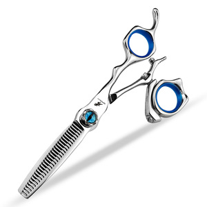 Set di Forbici Professionali Nepson da 6.0 Pollici in Argento, Forbici Piatte, Forbici Dentate, Forbici Sfilzatrici per <span class=keywords><strong>Parrucchieri</strong></span> e Barbieri - Product Image 5