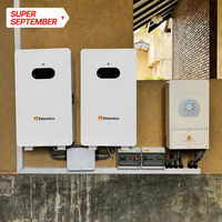 Système de stockage d'énergie solaire 16 kWh en stock UE, configuration divisée pour batterie lithium LiFePO4 51,2 V 280 Ah/300 Ah avec communication CAN