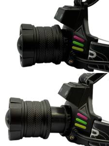 調整可能なビームLEDヘッドランプ、快適な装着感 - ハイキングに最適、作業や屋外工場向けの充電式LEDヘッドランプ - Product Image 3