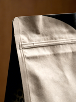 Sacs à café en aluminium Flavor-Lock, pochettes anti-lumière et barrière à l'oxygène avec valves de dégazage