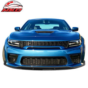 Alerón Delantero Compatible con Dodge Charger 2020-2023 Widebody Estilo IKON Negro Mate 4 Piezas Kit de Carrocería de Alta Calidad - Product Image 2
