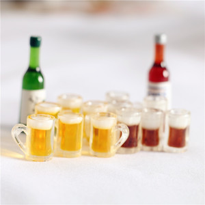 Copa de Vino en Miniatura para Casa de Muñecas, Copa de Cerveza en Miniatura, Copas de Vino en Miniatura, Juguetes de Resina, Accesorios para Fotografía y Decoración de Micropaisajes - Product Image 3