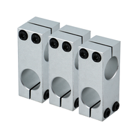 Support de fixation croisée d'axe optique en alliage d'aluminium HLTNC avec précision P2 pour arbres de guidage linéaires de 5 à 40 mm