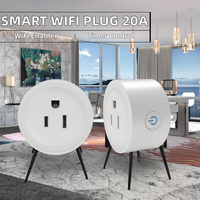 Tuya WiFi Akıllı Priz 10A Güç Monitörü Akıllı Soket Zamanlayıcı ABD Kanada Meksika Peru Kolombiya-Alexa Google Home Zigbee 16A ile Uyumlu