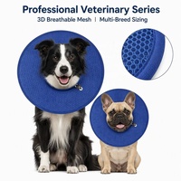 Collier de protection léger en maille alvéolée pour chien, boucle réglable, dissipation thermique, anti-léchage, collier vétérinaire S M L XL