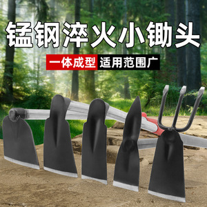 Mini houe Cpai en acier inoxydable, lame de 6 pouces, largeur de 4 pouces, houe et râteau combinés pour le jardinage et le creusement - Product Image 4