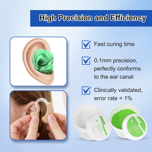 Nha khoa Putty Tai khuôn Kit grillz khuôn răng mềm Bộ dụng cụ Khuôn Silicone Vật liệu Khay nha khoa ấn tượng Putty màu xanh trắng Bộ - Product Image 3