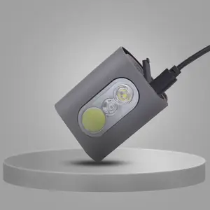 Lampu Sepeda Olahraga Luar Ruangan Lampu LED COB XPG Pakaian Clip-On Berjalan Bersepeda Malam Lampu Keselamatan Baterai Built-In