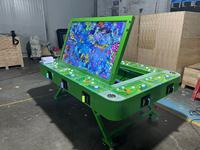 Table de jeu de pêche pliable 55 pouces pour 8 à 10 joueurs avec cadre métallique et prise en charge de la langue anglaise