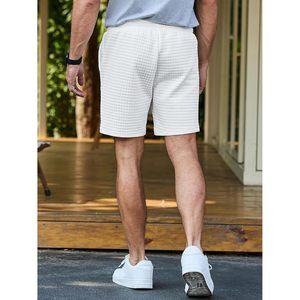 Pantalones Cortos Deportivos FOXA para Hombre, Estilo Waffle, 7 Pulgadas de Largo, Transpirables, para Gimnasio y Running, con Bolsillo - Product Image 2