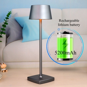 Moderno ristorante europeo dell'hotel <span class=keywords><strong>lampada</strong></span> da tavolo a LED ricaricabile lampade da pranzo romantiche zafferano <span class=keywords><strong>poldina</strong></span> pro - Product Image 6