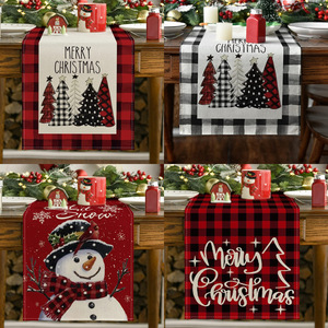 <span class=keywords><strong>Camino</strong></span> <span class=keywords><strong>de</strong></span> <span class=keywords><strong>mesa</strong></span> <span class=keywords><strong>navideño</strong></span> <span class=keywords><strong>de</strong></span> calabaza a cuadros con cuadros <span class=keywords><strong>de</strong></span> búfalo Rojo Negro <span class=keywords><strong>de</strong></span> lino <span class=keywords><strong>de</strong></span> 72 pulgadas <span class=keywords><strong>de</strong></span> temporada para el YQ-674 - Product Image 4