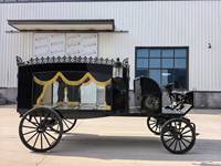 Cercueil électrique vintage personnalisé, chariot funéraire tout-terrain pour transport interne en cérémonie funéraire au cimetière