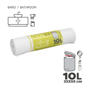 Sacchetti per la Spazzatura Facili da Chiudere 10 Litri Rotolo da 20 Sacchetti - Product Image 2