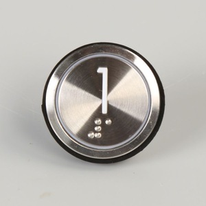 Bền Công Nghiệp Thép Không Gỉ Thang Máy Chữ Nổi Nút Tròn Cho Căn Hộ Trường Trung Tâm Mua Sắm Và Khách Sạn Cách Sử Dụng - Product Image 4