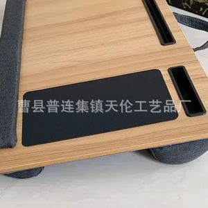 Wooden laptop desk, foldable, portable lap <b>table</b>, <b>car</b> office <b>table</b>, bed <b>table</b> - Product Image 3
