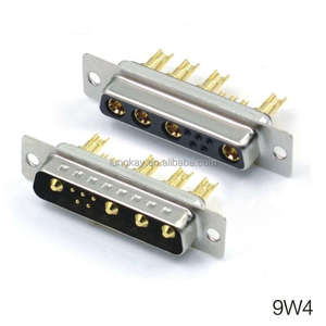 ขั้วต่อสายไฟกำลังสูง 9W4 แบบตัวผู้ชนิดบัดกรี รองรับกระแสสูง - Product Image 3
