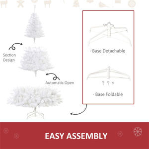 Sapin de Noël artificiel pré-éclairé DB de 1,80 m, aiguilles de pin, base en métal, lumières LED blanc chaud, décoration intérieure pour les fêtes - Product Image 6