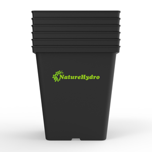 Horticulture Jardin Petits Pots De Pépinière En <span class=keywords><strong>Plastique</strong></span> Serre Seaux De Fleurs Noirs 1L/2L/3L/5L Pots De Plantation - Product Image 5