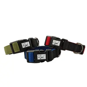 Collier et laisse de chien multicolores, vente en gros, tissu oxford pour l'extérieur, durable et confortable, réglables, vente en gros - Product Image 5