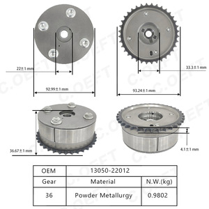 Phụ tùng ô tô mới biến van thời gian bánh răng biến van thời gian trục cam Phaser 13050-22012 cho Toyota Corolla Corolla - Product Image 3
