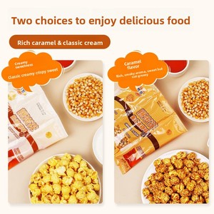 Kit Popcorn 3 in 1 per Famiglie, Snack di Cereali da 100g che <span class=keywords><strong>si</strong></span> Espandono dopo il Riscaldamento, Kit Fai-da-Te per Popcorn - Product Image 5