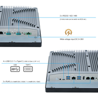 PC industriel 12,1 pouces avec processeur Core i5, écran tactile capacitif 16:10, 64 Go DDR5, LAN 2,5 GbE, 9-36 VDC pour l'automatisation industrielle